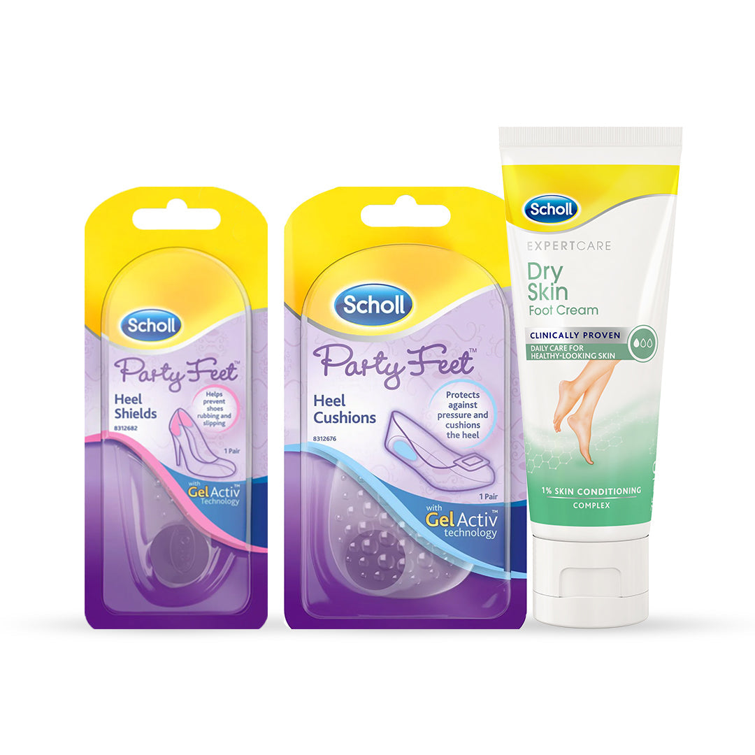 Scholl party feet invisible gel store heel shields