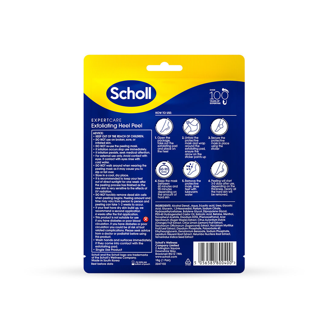 Scholl dry skin deals exfoliator peeling cream