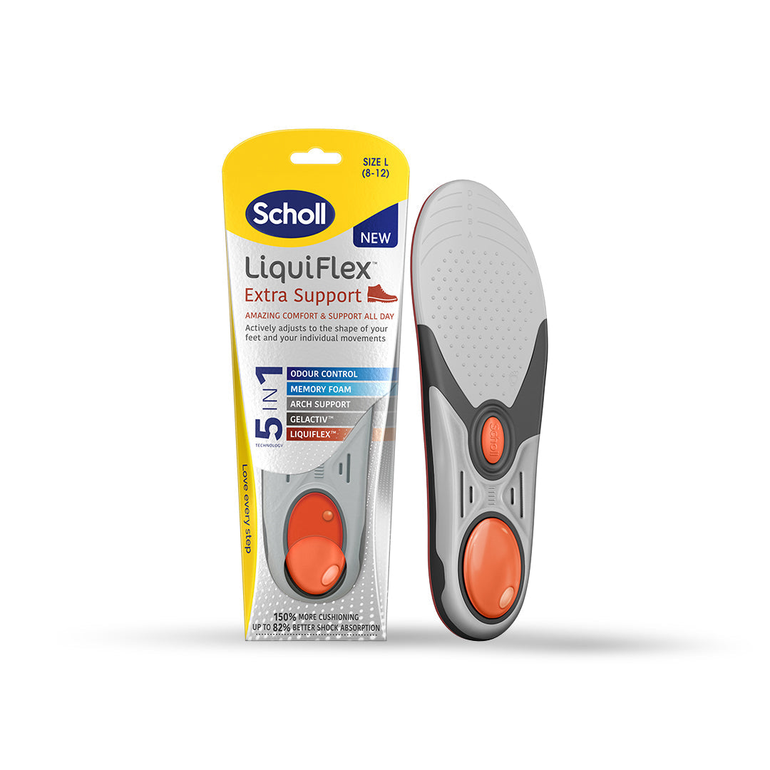 Supportive cushioning outlet insole