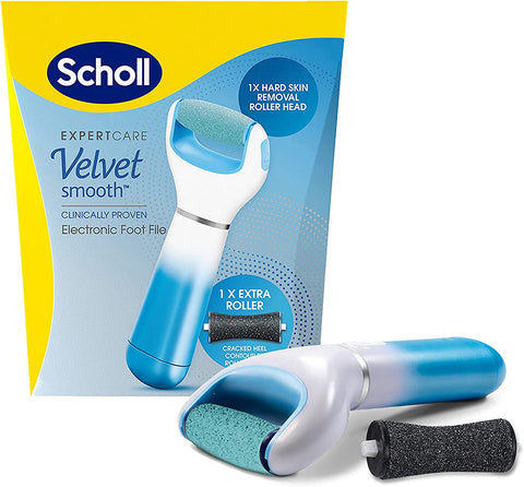  Dr. Scholl Velvet Smooth Diamond Electric Feet File with  Diamond Crystals 1 Item