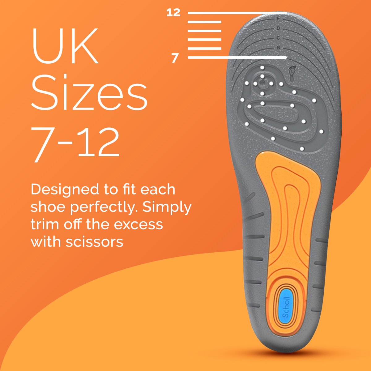 Size 14 gel on sale insoles